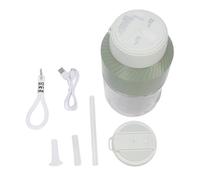 Licuadora exprimidora portátil de gran capacidad, 1000ML, máquina de batidos recargable por USB, taza de jugo eléctrica multifuncional para viajes, hogar y oficina