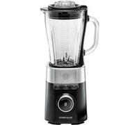 Licuadora MX 1260, Batidora depie negro/Acero fino