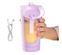 Licuadora personal, batidora de frutas recargable por USB de 700 ml, vaso exprimidor eléctrico personal, para hotel, escuela, viajes, negocios, cocina, gimnasio, dormitorio, apartamento, hombres