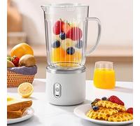 Licuadora personal de batidos, licuadora compacta de 20000 RPM para batidos y batidos con 2 tazas portátiles de 24 onzas, exprimidor de doble porción para jugos, recetas nutritivas, encimera de cocina