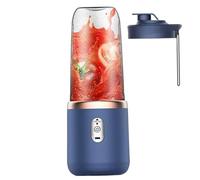 Licuadora portátil 400 ml, exprimidor personal con 6 cuchillas USB recargable mini licuador para viajar deportes al aire libre