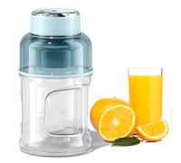 Licuadora portátil, batidora personal de frutas, recargable por USB, con cuchilla de acero inoxidable de 10 cuchillas, minilicuadora inalámbrica para batidos, jugos de frutas y batidos de le