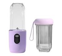 Licuadora portátil de 500 ml, recargable por USB, con potente motor para uso doméstico y gimnasio, exprimidor eléctrico