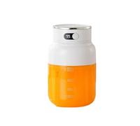 Licuadora portátil de plástico con 2 tapas, exprimidor Personal de 38 hojas, recargable por USB for batidos, jugo de mezcla de hielo