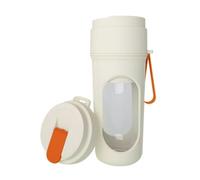 Licuadora portátil de plástico, exprimidor Personal de 12 hojas, compacta, recargable, pequeña taza for cocina, viaje, gimnasio