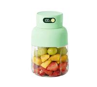 Licuadora portátil de plástico, exprimidor Personal recargable de 36 hojas for batidos, mezcla de hielo, jugos y procesamiento de alimentos(Groen)