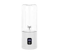 Licuadora portátil de plástico, licuadora de tamaño Personal USB de 12 hojas, taza exprimidora portátil compacta y potente, ideal for mezclar(Weiß)