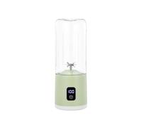 Licuadora portátil de plástico, licuadora de tamaño Personal USB de 12 hojas, taza exprimidora portátil compacta y potente, ideal for mezclar(Groen)