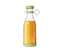 Licuadora portátil de plástico, versátil, botella de licuadora portátil de 10 hojas, recargable por USB for cocina, oficina, viajes, gimnasio