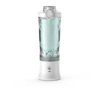 Licuadora portátil de tamaño personal, compatible con batidos y licuados con 6 cuchillas - Mini licuadora de 20 oz for cocina, hogar, viajes(9633-White)