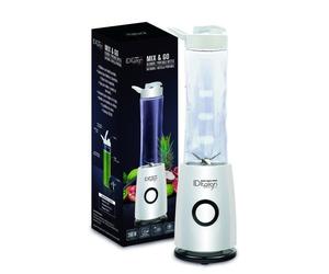 Licuadora portátil Italian Design Mix & Go 260W botella antiderrames y 4 cuchillas
