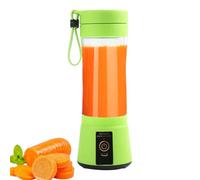 Licuadora portátil, licuadora pequeña eléctrica,Exprimidor de frutas inalámbrico de 400 ml para batidos - Exprimidor de limpieza automático con cordón, mezclador a prueba de fugas para viajes, hogar,