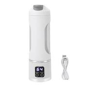 Licuadora portátil, licuadora personal recargable por USB de 450 ml | Mini exprimidor eléctrico USB para batidos y batidos, vaso de batidora de viaje para cocina, oficina, gimnasio al aire libre