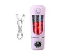 Licuadora portátil | Mezclador de frutas recargable por USB inalámbrico de 700 ml, vaso exprimidor eléctrico portátil para mujeres, hombres, adultos, cocina, gimnasio, viajes, apartamento, hotel