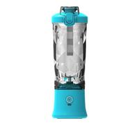 Licuadora portátil recargable por USB, capacidad de 600 ml, para hacer batidos, zumo de frutas, para viajes y oficina, licuadora recargable por USB