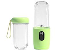 Licuadora portátil recargable por USB, exprimidor de viaje de 500 ml, taza de jugo de gran capacidad para batidos y entusiastas del fitness