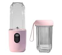 Licuadora portátil recargable por USB, exprimidor de viaje de 500 ml, taza de jugo de gran capacidad para batidos y entusiastas del fitness