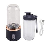 Licuadora portátil USB inalámbrica de 300 ml, licuadora de alta velocidad con 6 cuchillas para batidos, batidos de jugo, viajes al aire libre, Material ABS 435 g