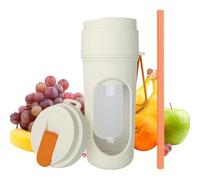 Licuadoras De Viaje Para Batidos Inalámbricos, Exprimidor Portátil | Batidora De Jugo De Fruta Eléctrica,Licuadoras De Tamaño Personal, Mezclador De Helado De Fruta de 450 ML, Alimentación Para Bebés