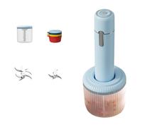 Licuadoras eléctricas para hacer puré de carne y verduras, operaciones silenciosas, aparato de cocina con parte apta para lavavajillas, procesador de alimentos portátil