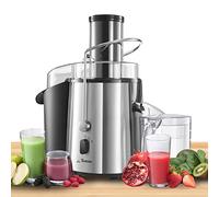 Licuadoras Gran Potencia (850 W) y 2 Velocidades - Exprimidor Zumo Gran Apertura (75 mm), Patas Antideslizantes - Juicer Extractor de Jugo de Verduras y Frutas