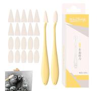 Licuadoras para arte de papel - Bloques para licuadoras de arte | Boceto ergonómico multiusos, raspadores ergonómicos multiusos para limpiar con esponja para pintura al carbón