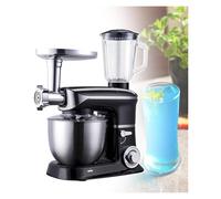 Liculiculiculicuadora, aparato de cocina multifuncional, licuadora de masa, el diseño de detección de carga, velocidad constante, gran capacidad para satisfacer diversos escenarios, negro
