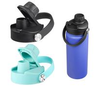 Lid for Hydro Flask 32 40 oz Wide Mouth Replacement Lids Compatible with Hydro Flask Wide Mouth Water Bottle Top Spout Lid with Handle Wide Mouth L