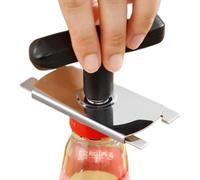 Lid Jar | Stainless Steel Adjustable Grip Jar | Heavy-Duty Twisting Quick Opening Tool For Tight Lids | Easy-Use Can And Bottle For Weak Hands, Seniors, Elders, S