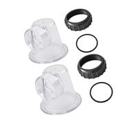 Lid with O-Rings and Screws for Water Flow Maintenance Replacement Circulation Pump Insert Kit for SPS25 SPS50 SPS75 SPS100 Pool Circulator - Transparent Pre-Filter(2sets)
