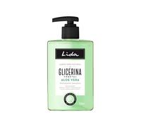 Lida - Jabón Líquido de Manos Glicerina y Aloe Vera - 250 ml | Textura fluida que se dosifica con facilidad y aporta un cuidado calmante y suavizante a la piel del cuerpo