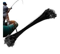 Líder de alambre de pesca, Líderes de alambre de pesca,100 piezas de equipo y equipo de pesca de agua salada | Aparejos de pesca de gato, alambre de acero inoxidable de pesca resistente, accesorios de