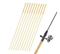 Líder de Mosca,Líder de Pesca con Mosca | Líderes de Moscas Resistentes y versátiles, 10 Uds. De líneas de Pesca con - Accesorios portátiles compactos para en Arroyos y Lagos, Hombres y mu