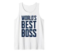 Líder de Oficina de Trabajo Mejor Jefe del Mundo para Hombres y Mujeres Camiseta sin Mangas