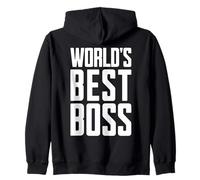 Líder de Oficina de Trabajo Mejor Jefe del Mundo para Hombres y Mujeres Sudadera con Capucha