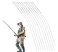 Líder de Pesca con Mosca,Líder de líneas de Mosca - 10 Uds líneas de Pesca con líderes versátiles y Ligeros | Líneas líderes de, Accesorios compactos de con para entusiastas de