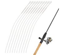 Líder de Pesca con Mosca,Líder de líneas de Mosca, Líneas de Pesca con líderes de Moscas Ligeras 10 Piezas, Líderes portátiles de con para en Arroyos y Lagos, Mujeres y Hombres