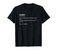 Líder Diccionario Rasgo Divertido Jefe Camiseta