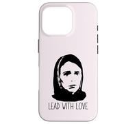 Lidera con Amor Jacinda Ardern en Hijab NZ Primer Ministro Carcasa para iPhone 16 Pro
