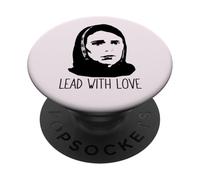 Lidera con Amor Jacinda Ardern en Hijab NZ Primer Ministro PopSockets PopGrip Adhesivo