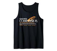 Lidera con compasión - Urban Typography Streetwear Camiseta sin Mangas
