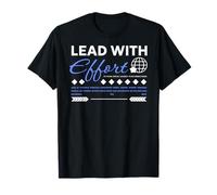 Lidera con Esfuerzo - Urban Typography Streetwear Camiseta