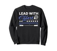 Lidera con Esfuerzo - Urban Typography Streetwear Sudadera