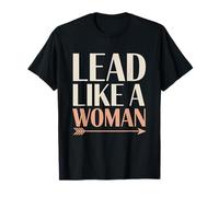 Liderar como una Mujer Mujeres Empoderamiento Igualdad de Las Mujeres Camiseta