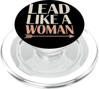 Liderar como una Mujer Mujeres Empoderamiento Igualdad de Las Mujeres PopSockets PopGrip para MagSafe