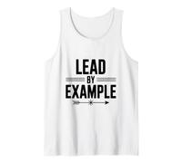 Liderar con el Ejemplo Cita Motivacional para líderes Camiseta sin Mangas