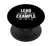 Liderar con el Ejemplo Cita Motivacional para líderes PopSockets PopGrip Adhesivo