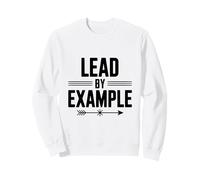 Liderar con el Ejemplo Cita Motivacional para líderes Sudadera