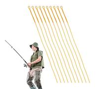 Líderes de Pesca con Mosca,Líder con Mosca | Líneas de Pesca con líderes de Moscas Ligeras 10 Piezas | Accesorios portátiles compactos para en Arroyos y Lagos, Hombres y Mujeres