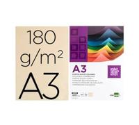 Liderpapel 180G/M2 - Cartulina, A3, Amarillo (Crema)